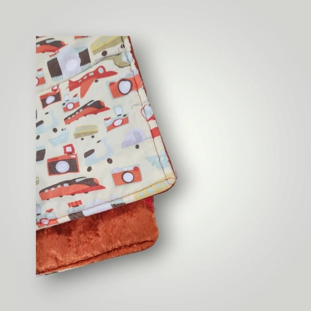 baby boy crib handmade blanket Cameras Planes Trains and Automobiles